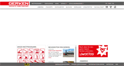 Desktop Screenshot of gerken-arbeitsbuehnen.de